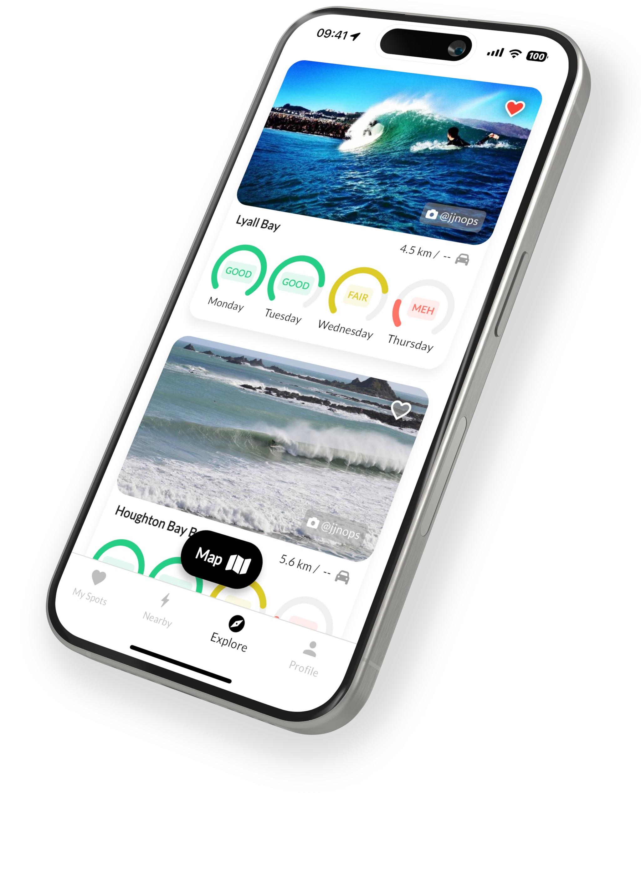 swellify explore page